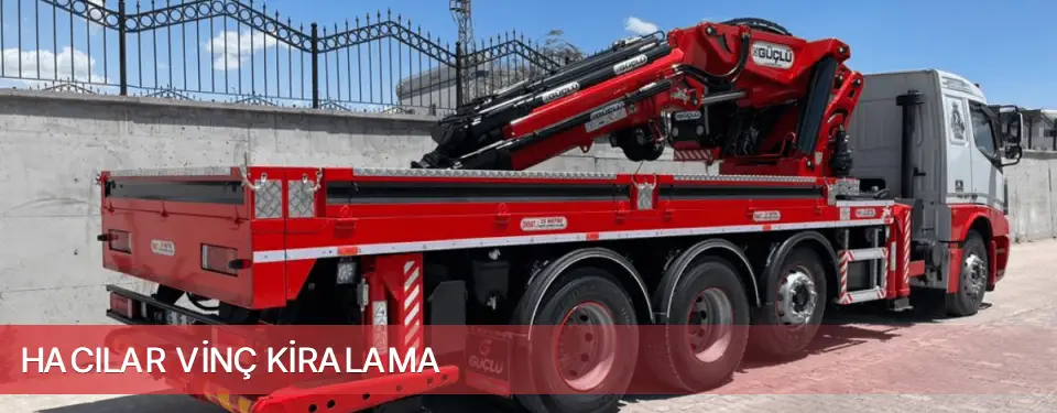 Hacılar İlçemi Vinç Kiralama